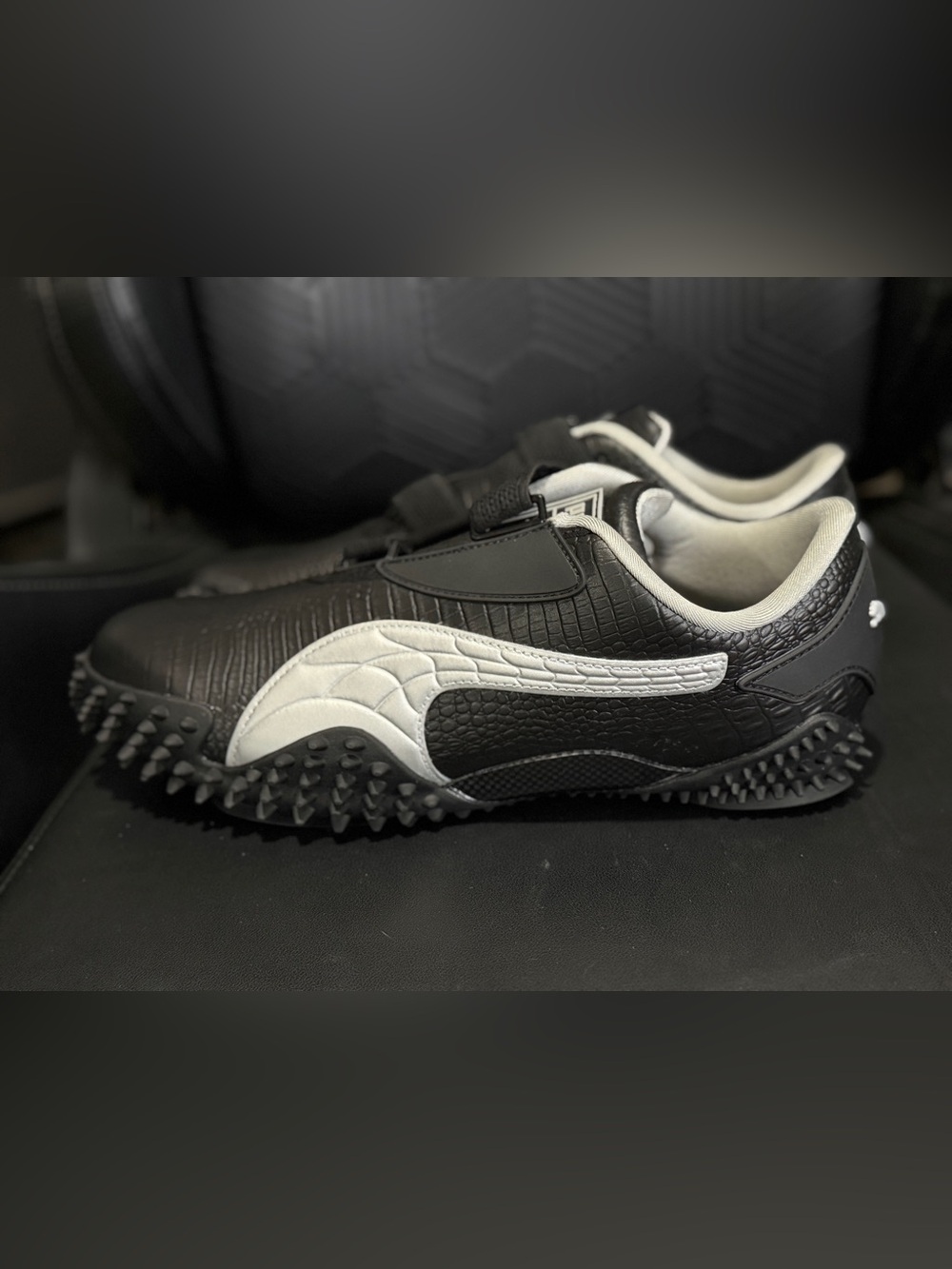 ASAP Rocky x Puma Mostro OG Black Silver Mens Sz 9 404408-01 Authentic NWOB